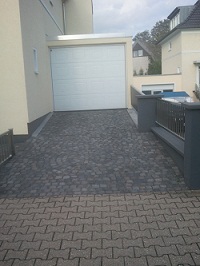 Verlegebeispiel Garageneinfahrt